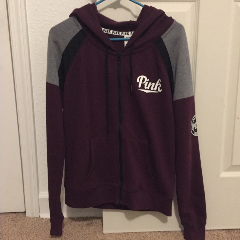 PINK Maroon Hoodie!